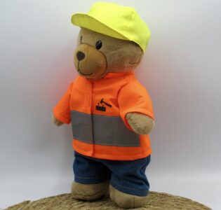 De foto van het product Kledingset Bouwvakker v. beer Kiki