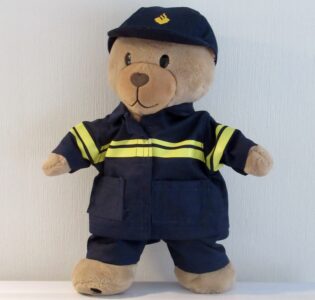 De foto van het product Politie outfit v. beer Kiki