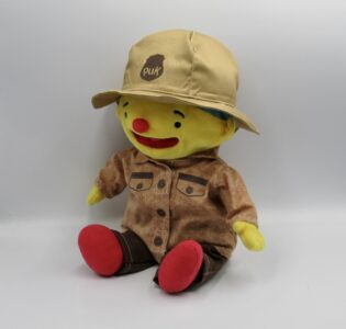De foto van het product Safari kleding voor handpop Puk