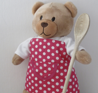 De foto van het product Schort voor beer Kiki