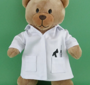 De foto van het product Doktersjas v. beer Kiki