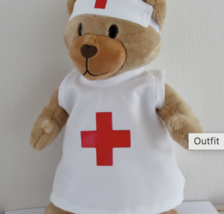 De foto van het product Outfit Zuster / Verpleegkundige v. beer Kiki