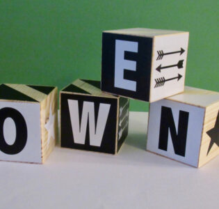 De foto van het product Blokken met naam