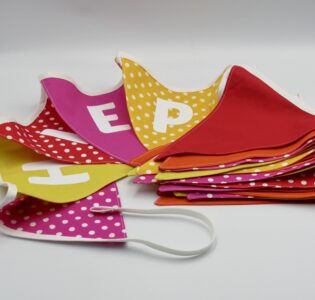 De foto van het product Vlaggenlijn met opdruk