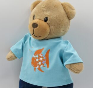 De foto van het product Shirt "Mooiste vis van de zee" v. beer Kiki