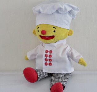 De foto van het product Kledingset Bakker  | Kok voor Puk