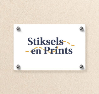 De foto van het product Naambordjes bedrukken