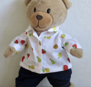 De foto van het product Overhemd 'Fruit' v. beer Kiki